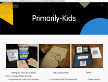 Tablet Screenshot of primarily-kids.com